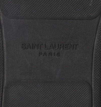 Saint Laurent Calfskin Mens Court Classic High Top Sneakers