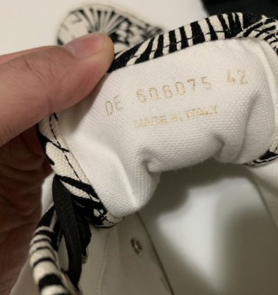 Saint Laurent Canvas High Top Sneakers Size 42