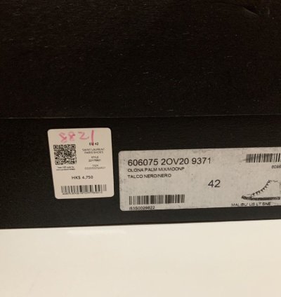 Saint Laurent Canvas High Top Sneakers Size 42
