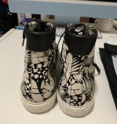 Saint Laurent Canvas High Top Sneakers Size 42