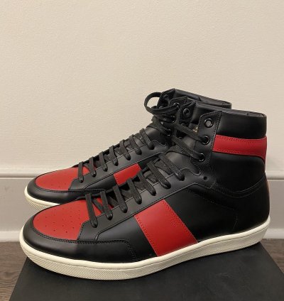 Saint Laurent Court Classic Bred Sl 10h Sneakers