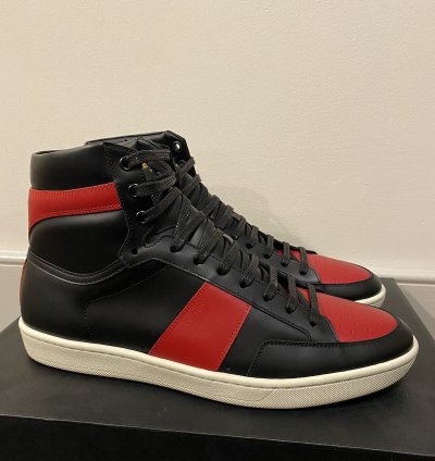 Saint Laurent Court Classic Bred Sl 10h Sneakers