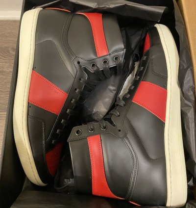 Saint Laurent Court Classic Bred Sl 10h Sneakers
