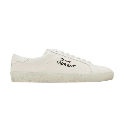 Saint Laurent Court Classic Sl 06 Embroidered Sneakers