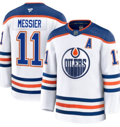 Mens Mark Messier Jersey 11 Edmonton Oilers 2025 Premium Away All Stitched