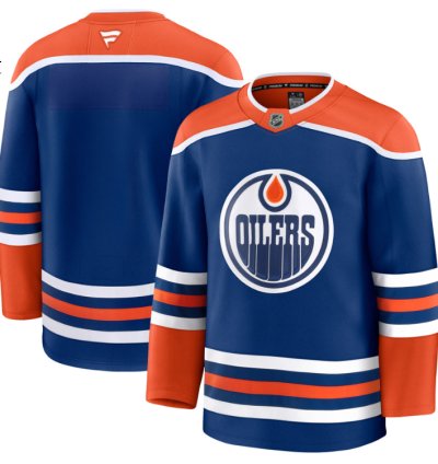 Mens Team Jersey Edmonton Oilers 2025 Premium Home All Stitched