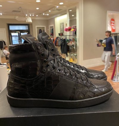Saint Laurent Crocodile Slp Sneakers