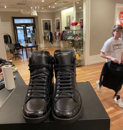 Saint Laurent Crocodile Slp Sneakers