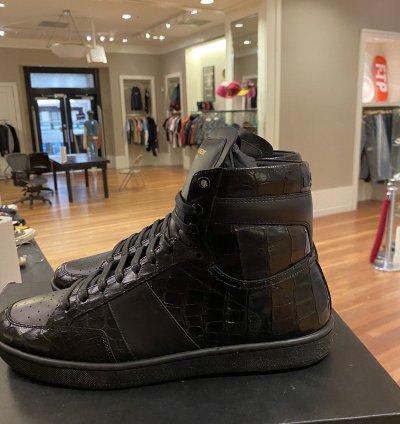 Saint Laurent Crocodile Slp Sneakers