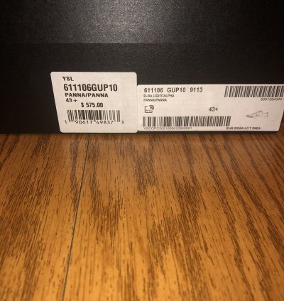 Saint Laurent Distressed Court Low-top Sneaker