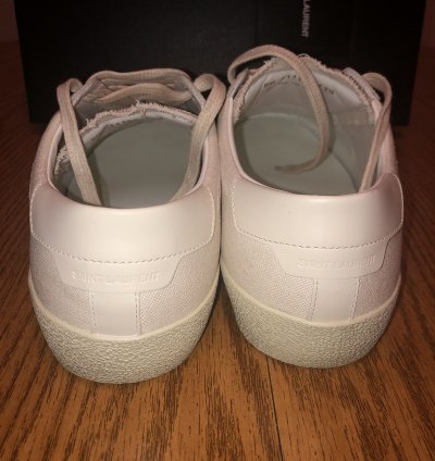 Saint Laurent Distressed Court Low-top Sneaker