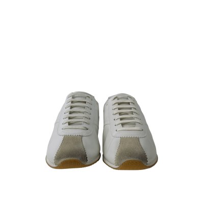 Saint Laurent Jay Low Top White Leather Sneakers