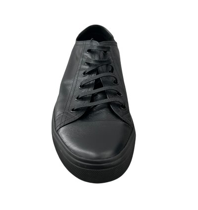 Saint Laurent Leather Low Top Bedford Sneakers