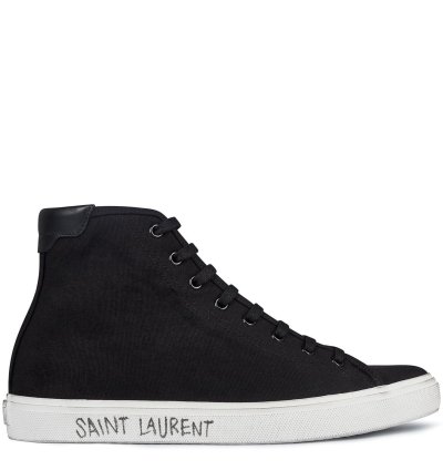 Saint Laurent Malibu Mid-top Sneakers Size Us 10 Eu 43