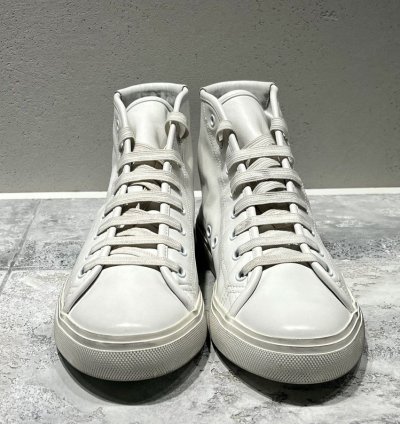 Saint Laurent Malibu White Leather Sneakers Size 41