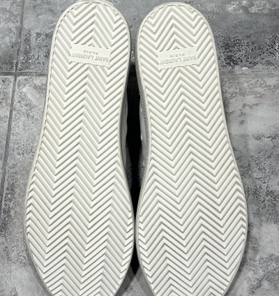 Saint Laurent Malibu White Leather Sneakers Size 41