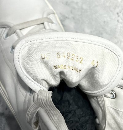 Saint Laurent Malibu White Leather Sneakers Size 41