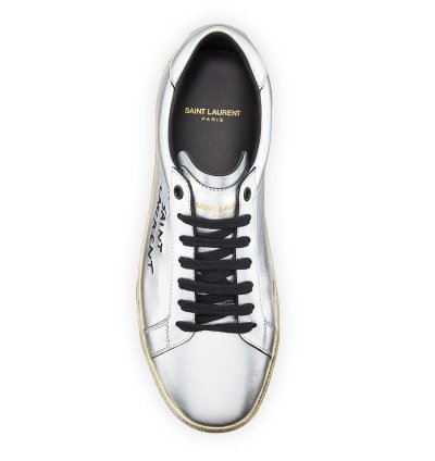 Saint Laurent Men Court Classic Low-top Logo Sneakers