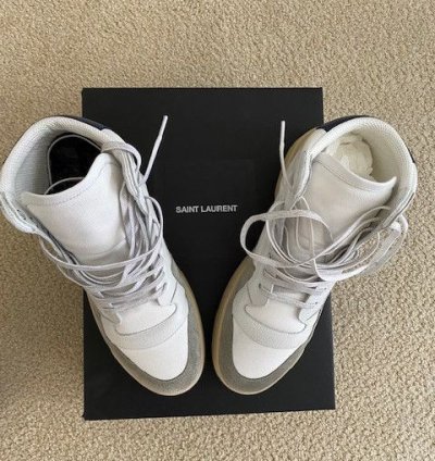 Saint Laurent Mid-top Men High-top Sneaker