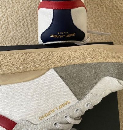 Saint Laurent Mid-top Men High-top Sneaker