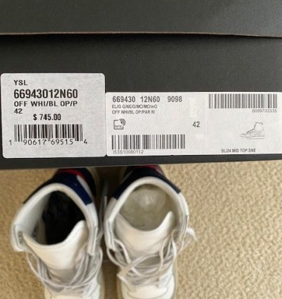 Saint Laurent Mid-top Men High-top Sneaker