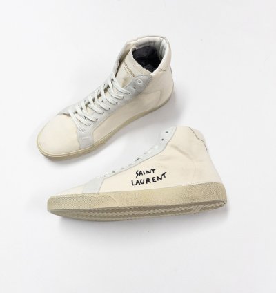 Saint Laurent Paris Embroidered Court Classics