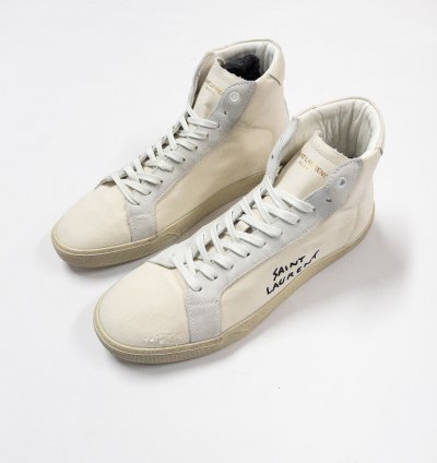 Saint Laurent Paris Embroidered Court Classics
