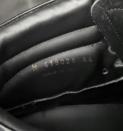 Saint Laurent Paris Patent Leather Black High Top Sneakers
