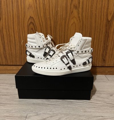 Saint Laurent Paris Ss14 Hedi Slimane Buckle Strap Sneakers