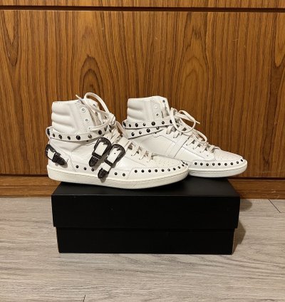 Saint Laurent Paris Ss14 Hedi Slimane Buckle Strap Sneakers