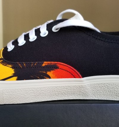 Saint Laurent Paris Sunset Palm Tree Sneakers