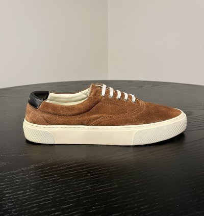 Saint Laurent Paris Venice Sneaker Brown Suede