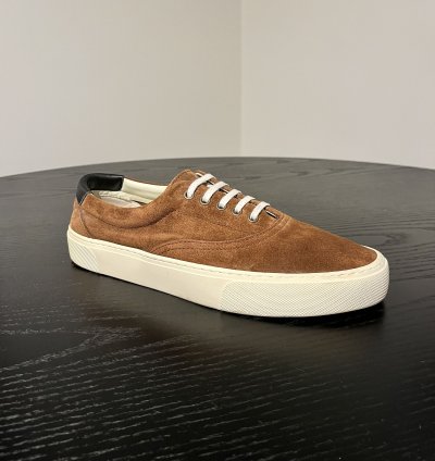 Saint Laurent Paris Venice Sneaker Brown Suede