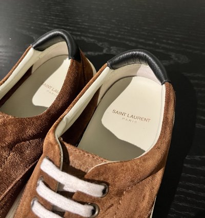 Saint Laurent Paris Venice Sneaker Brown Suede