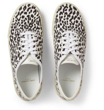 Saint Laurent Skate Lace Up Shoes Sneakers Baby Cat New 42