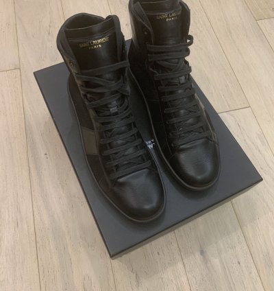 Saint Laurent Sl 06 Black Sneakers Hedi Era