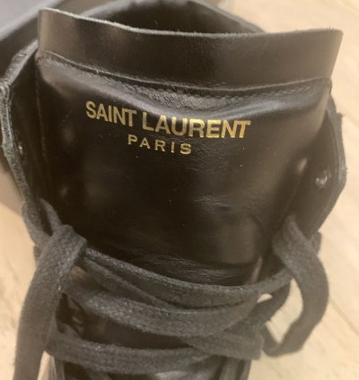 Saint Laurent Sl 06 Black Sneakers Hedi Era