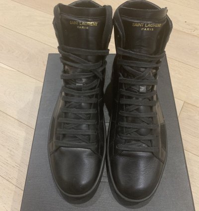 Saint Laurent Sl 06 Black Sneakers Hedi Era