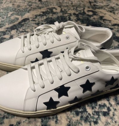 Saint Laurent Sl 06 Low Top Stars Sneaker