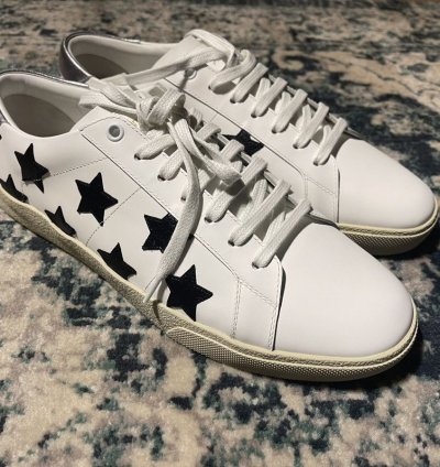 Saint Laurent Sl 06 Low Top Stars Sneaker