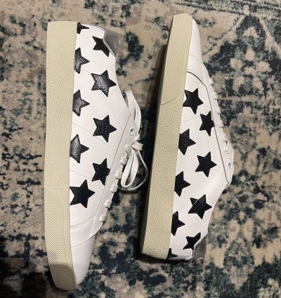 Saint Laurent Sl 06 Low Top Stars Sneaker