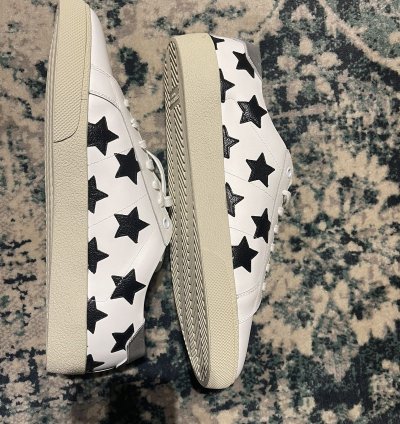 Saint Laurent Sl 06 Low Top Stars Sneaker