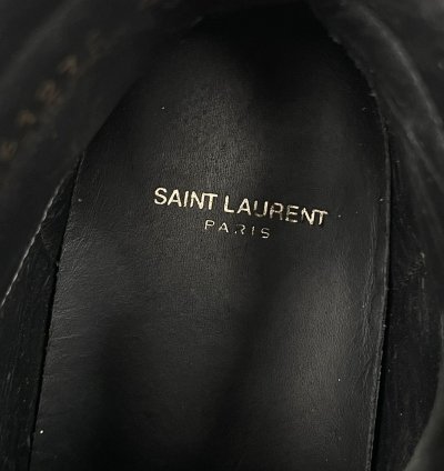 Saint Laurent Sl 14h Black Studded Strap By Hedi Slimane