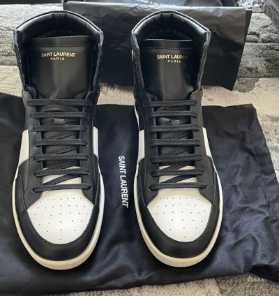 Saint Laurent Sl-10h High Sneaker Sz 43