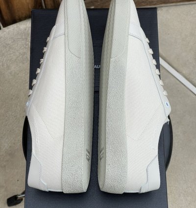 Saint Laurent Sl06 Court Canvas Signature Sneaker