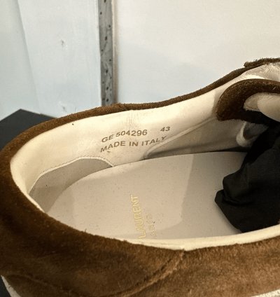 Saint Laurent Sl06 Low Top Sneakers Eu 43 Rrp 690