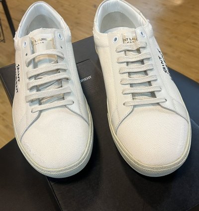 Saint Laurent Sl06 Off White Low Top Sneaker