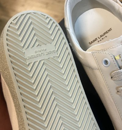 Saint Laurent Sl06 Off White Low Top Sneaker