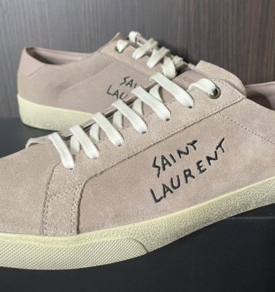 Saint Laurent Sl06 Rose Court Classic Signature Sneakers