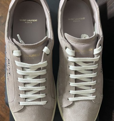 Saint Laurent Sl06 Rose Court Classic Signature Sneakers